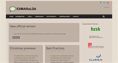 Desktop Screenshot of exmaralda.org