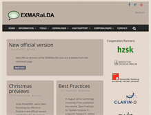Tablet Screenshot of exmaralda.org